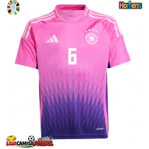 Camisa de Futebol Alemanha Joshua Kimmich #6 Equipamento Secundário Europeu 2024 Manga Curta